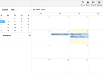 Kalendarz: konfiguracja i synchronizacja CalDAV